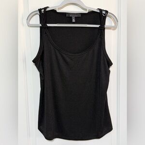 White House Black Market Elegant Black Tank Top